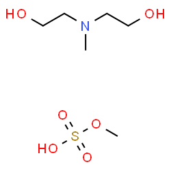 bis(2-hydroxyethyl)methylammonium methyl sulphate Structure