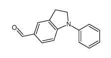 1-phenyl-2,3-dihydroindole-5-carbaldehyde Structure