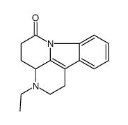 6H-Indolo(3,2,1-de)(1,5)naphthyridin-6-one, 1,2,3,3a,4,5-hexahydro-3-e thyl- picture
