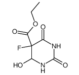 5-ethoxycarbonyl-5-fluoro-6-hydroxy-5,6-dihydrouracil Structure