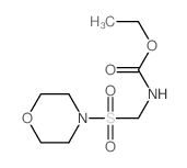 Carbamic acid,[(4-morpholinylsulfonyl)methyl]-, ethyl ester (9CI) Structure
