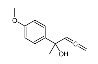 Benzenemethanol, 4-methoxy-alpha-methyl-alpha-1,2-propadienyl- (9CI) structure