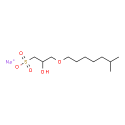 2-Hydroxy-3-[(6-methylheptyl)oxy]-1-propanesulfonic acid sodium salt picture