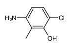 Phenol,3-amino-6-chloro-2-methyl-结构式