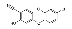 4-(2,4-dichlorophenoxy)-2-hydroxybenzonitrile Structure