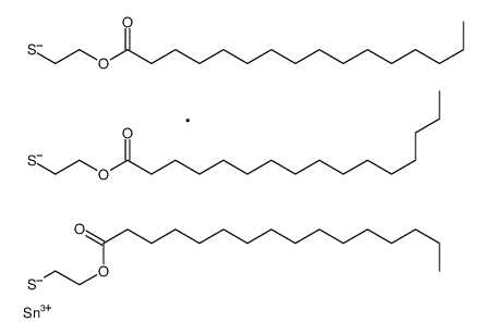 2-hexadecanoyloxyethanethiolate,methyltin(3+) Structure