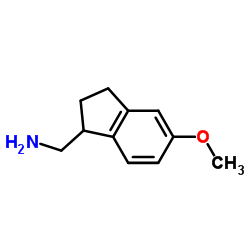 1H-Indene-1-methanamine,2,3-dihydro-5-methoxy-(9CI) Structure