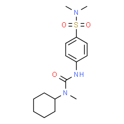 4-(([CYCLOHEXYL(METHYL)AMINO]CARBONYL)AMINO)-N,N-DIMETHYLBENZENESULFONAMIDE picture