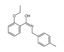 2-ethoxy-N-[(4-methylphenyl)methyl]benzamide结构式