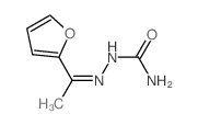 [1-(2-furyl)ethylideneamino]urea结构式