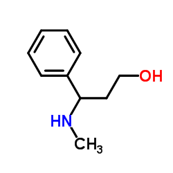 Benzenepropanol, g-(Methylamino) structure