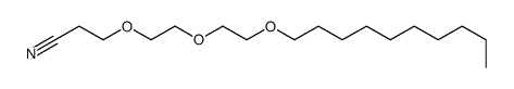 3-[2-(2-decoxyethoxy)ethoxy]propanenitrile Structure