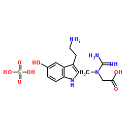 Serotonin creatine sulfate Structure