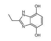 1H-Benzimidazole-4,7-diol,2-ethyl-(9CI) structure