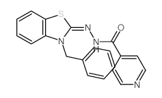 N-[(3-benzylbenzothiazol-2-ylidene)amino]pyridine-4-carboxamide picture