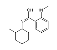 Benzamide, 2-(methylamino)-N-(2-methylcyclohexyl)- (9CI) structure