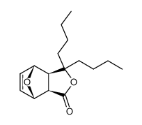 dibutyl-5,5 dioxa-4,10 exo-tricyclo[5.2.1.02.6]decene-8 one-3 Structure