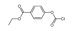 4-(ethoxycarbonyl)phenyl chloroformate Structure