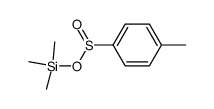 trimethylsilyl 4-methylbenzenesulfinate Structure