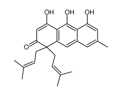 4,5,10-trihydroxy-7-methyl-1,1-bis(3-methylbut-2-enyl)anthracen-2-one picture
