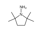 1-amino-2,2,5,5-tetramethylpyrrolidine结构式