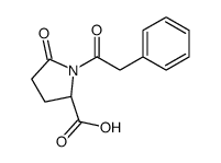 5-oxo-1-(phenylacetyl)-L-proline Structure