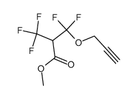 propargyl 2-methoxycarbonyl-2-hydro-1,1,3,3,3-pentafluoropropyl ether Structure