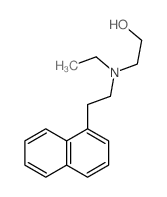 Ethanol,2-[ethyl[2-(1-naphthalenyl)ethyl]amino]-结构式