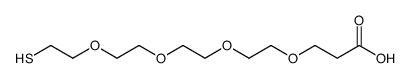 Thiol-PEG4-acid结构式