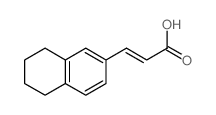 (E)-3-tetralin-2-ylprop-2-enoic acid Structure