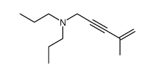 1,1-dipropyl(3-isopropenylpropargyl)amine Structure