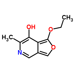 Furo[3,4-c]pyridin-7-ol, 1-ethoxy-6-methyl- (9CI) Structure