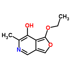 Furo[3,4-c]pyridin-7-ol, 1-ethoxy-6-methyl- (9CI)结构式