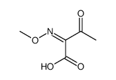 (Z)-2-methoxyimino-3-oxo-butyric acid结构式