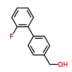 4-(2-Fluorophenyl)benzyl alcohol structure