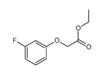 (3-氟苯氧基)乙酸乙酯结构式