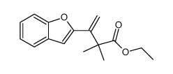 ethyl 3-(2-benzofuranyl)-2,2-dimethyl-3-butenoate结构式