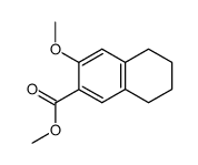 6-METHOXY-7-METHOXYCARBONYL-1,2,3,4-TETRAHYDRONAPHTHALENE结构式