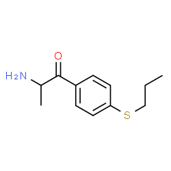 1-Propanone,2-amino-1-[4-(propylthio)phenyl]- structure