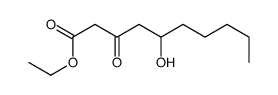 ethyl 5-hydroxy-3-oxodecanoate结构式