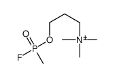 3-[fluoro(methyl)phosphoryl]oxypropyl-trimethylazanium结构式