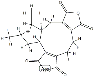 10-Ethyl-5,9,10,11-tetrahydro-9-propyl-1H-cyclonona[1,2-c:5,6-c']difuran-1,3,6,8(4H)-tetrone结构式