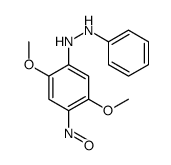 1-(2,5-dimethoxy-4-nitrosophenyl)-2-phenylhydrazine结构式