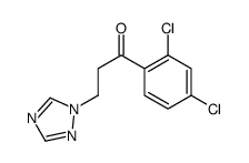 1-(2,4-dichlorophenyl)-3-(1,2,4-triazol-1-yl)propan-1-one结构式