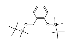 1-(tert-butyldimethylsilanyloxy)-2-(tert-butyldimethylsilanyloxymethyl)benzene Structure