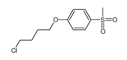 1-(4-chlorobutoxy)-4-methylsulfonylbenzene结构式