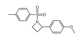 2-(4-methoxyphenyl)-1-(4-methylphenyl)sulfonylazetidine结构式