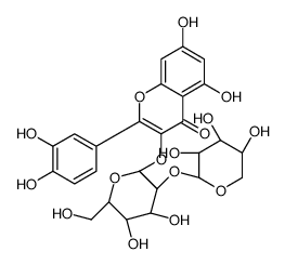 Quercetin 3-O-sambubioside结构式