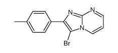 3-Bromo-2-(4-methylphenyl)imidazo[1,2-a]pyrimidine结构式