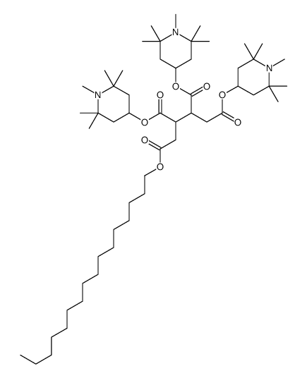 1-hexadecyl 2,3,4-tris(1,2,2,6,6-pentamethyl-4-piperidyl) butane-1,2,3,4-tetracarboxylate picture